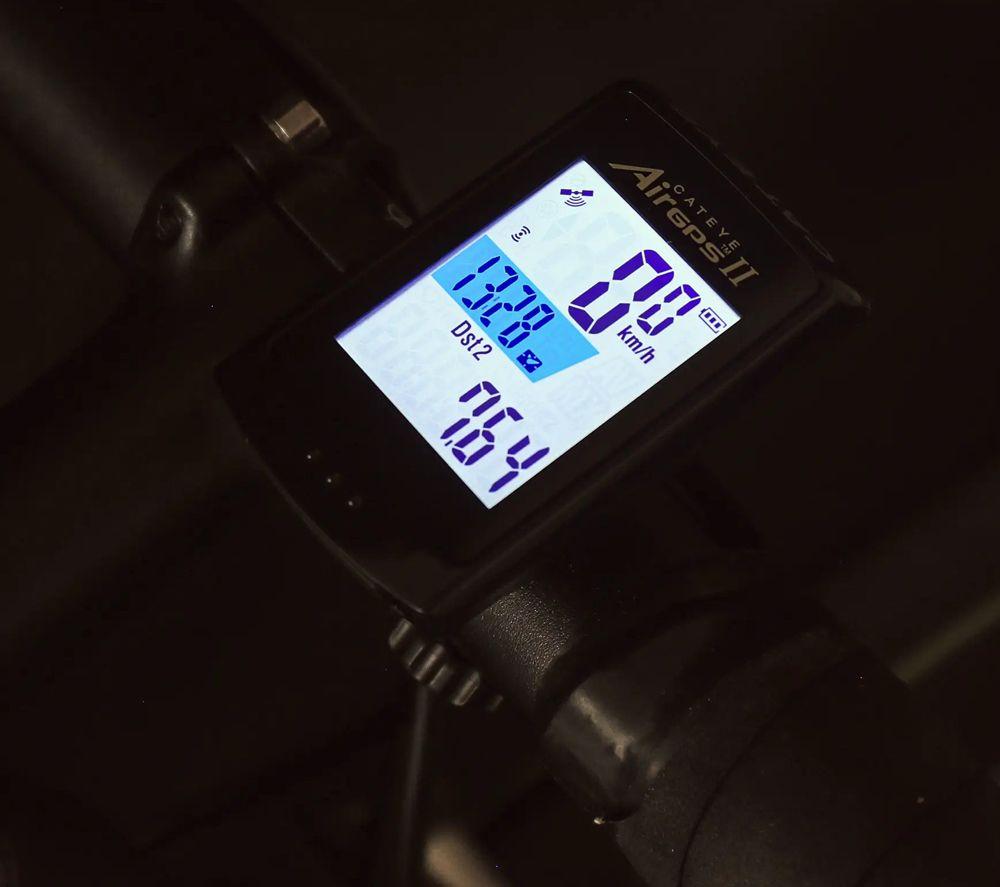 CATEYE AirGPS II Cycle Computer with Cadence Sensor - Grey & Black image number 6 of 8