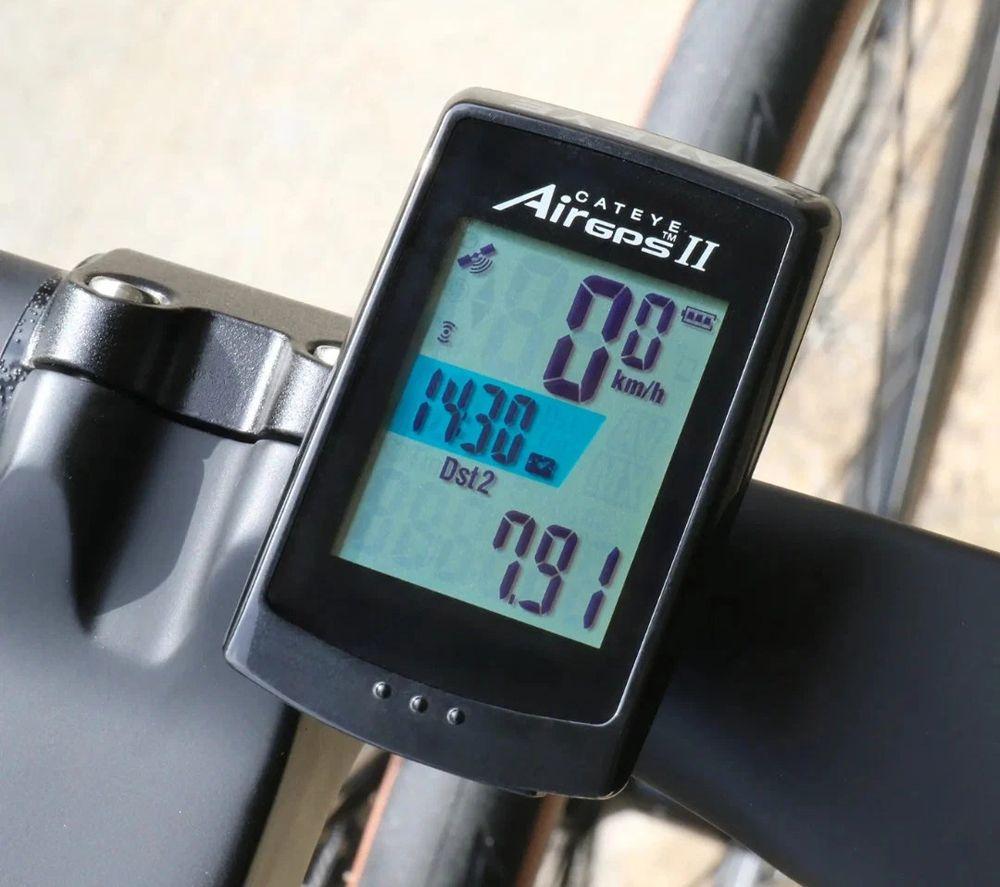 CATEYE AirGPS II Cycle Computer with Cadence Sensor - Grey & Black image number 7 of 8