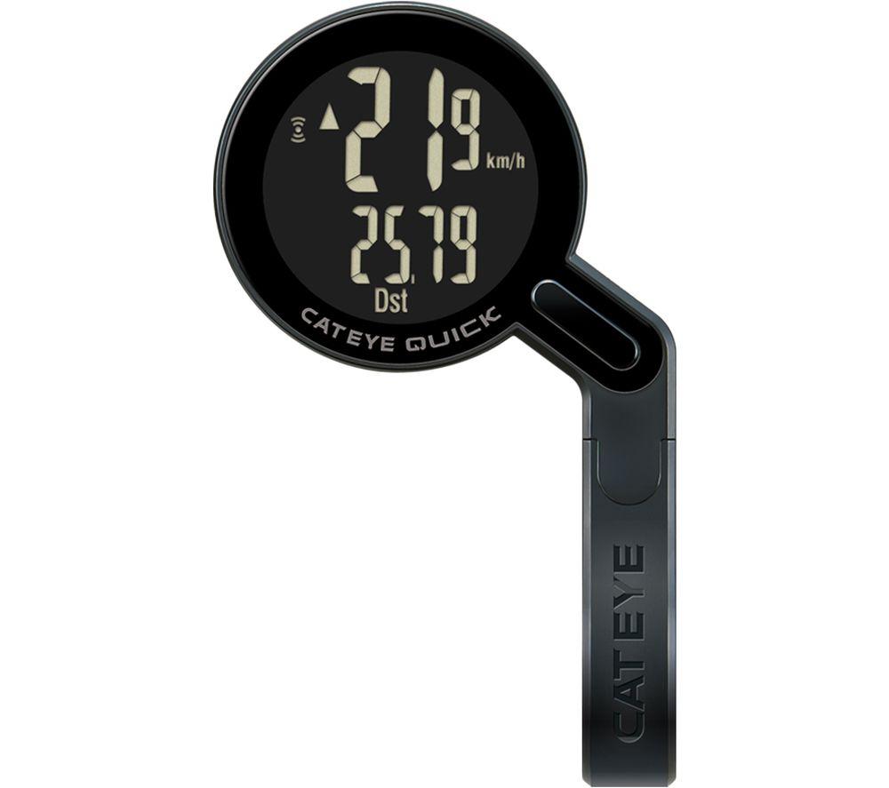 Cateye Black Quick Wireless Cycle Computer Size 4.0 - Image 7