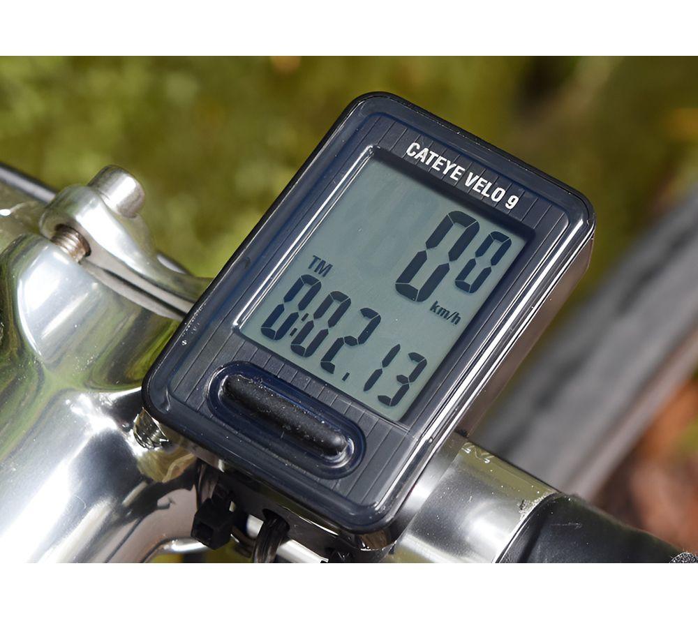 CATEYE Velo 9 Cycle Computer - Black image number 2 of 6