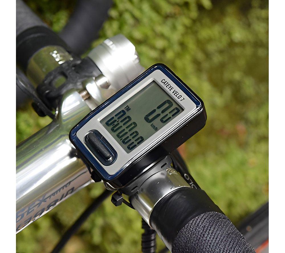 CATEYE Velo 7 Cycle Computer - Black & Grey image number 4 of 6