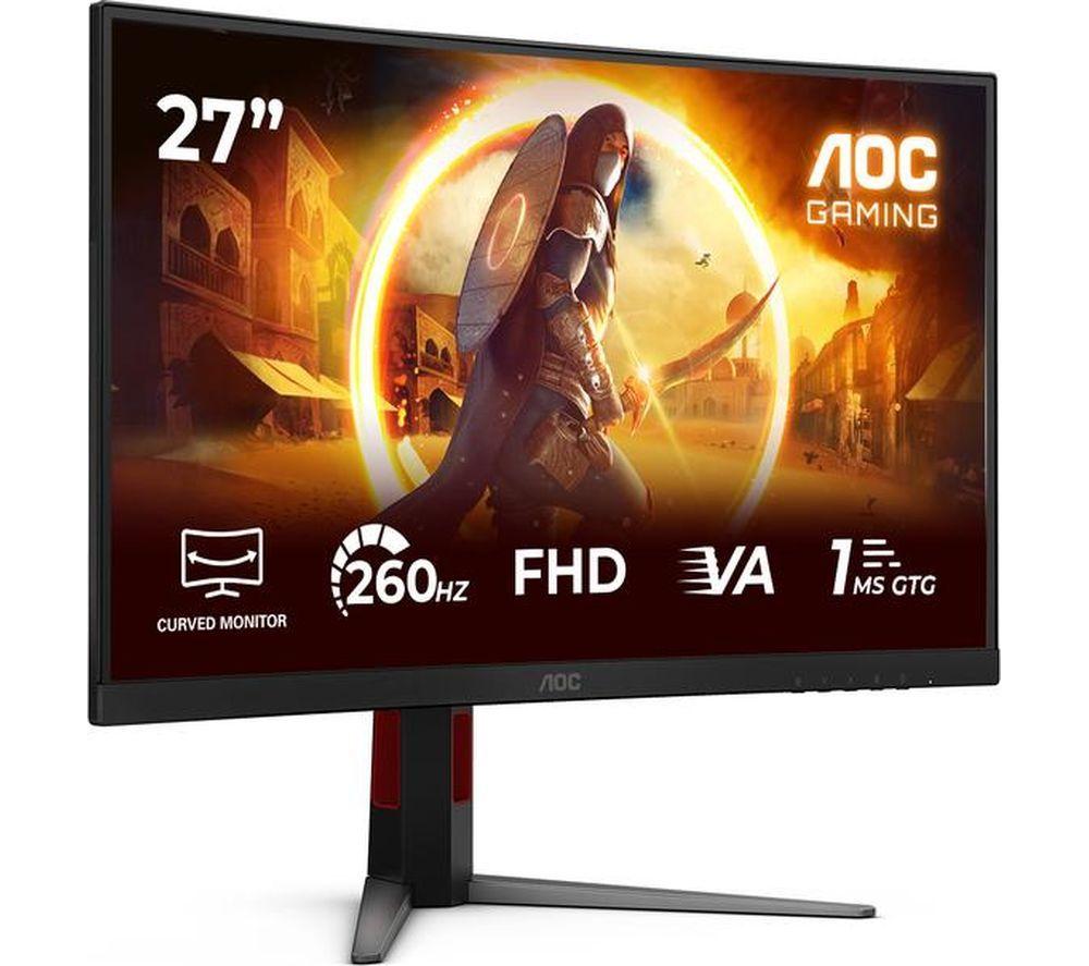 AOC C27G4Z2 Full HD 27" Curved VA WLED Gaming Monitor - Black image number 7 of 16