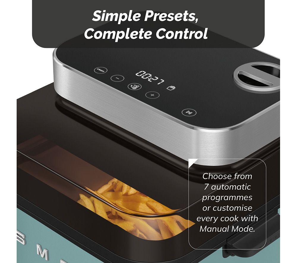 SMEG AFC01EGMUK Dual Flavour Air Fryer - Emerald Green image number 5 of 16