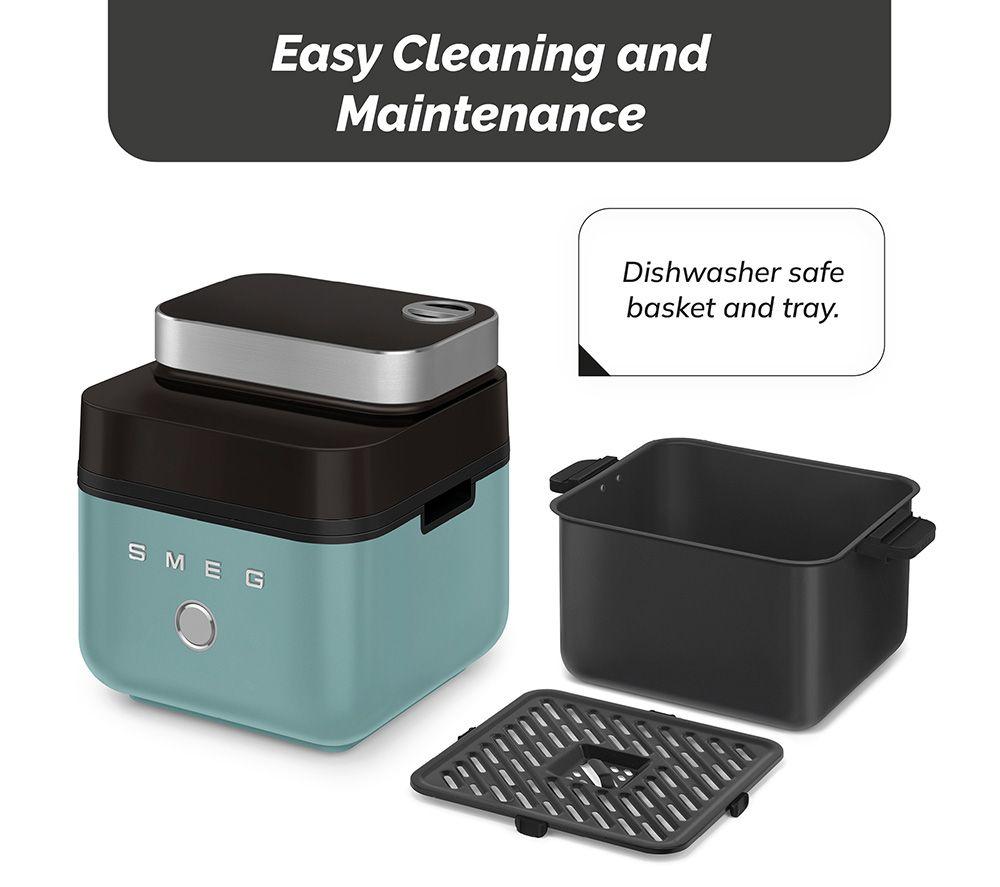SMEG AFC01EGMUK Dual Flavour Air Fryer - Emerald Green image number 8 of 16