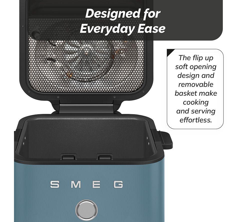 SMEG AFC01SBMUK Dual Flavour Air Fryer - Storm Blue image number 7 of 16