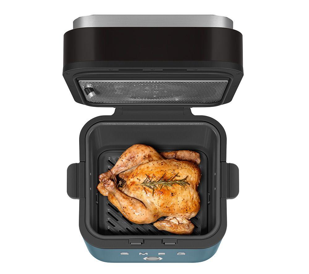 SMEG AFC01SBMUK Dual Flavour Air Fryer - Storm Blue image number 11 of 16