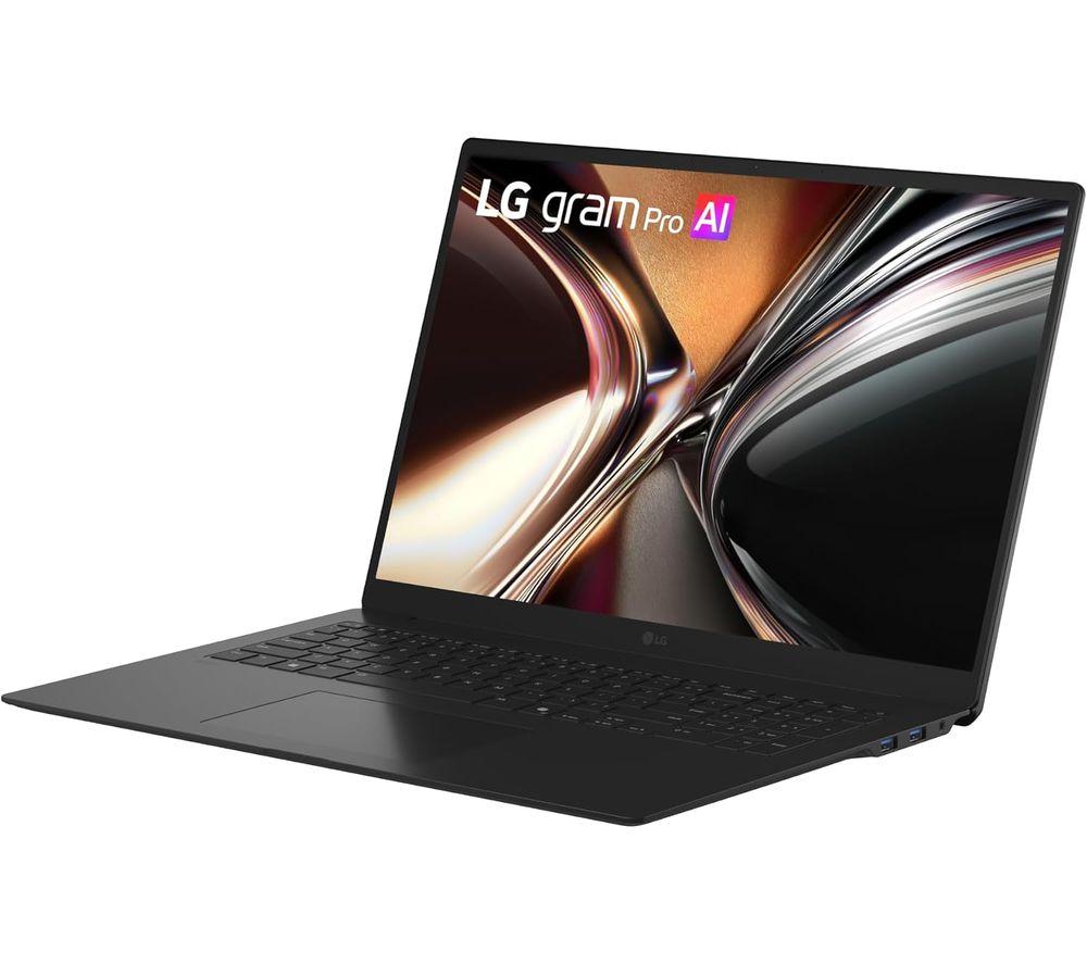 LG gram 17 17" Laptop, Copilot+ PC - Intel&reg; Core&trade; Ultra 7, 1 TB SSD, Obsidian Black image number 2 of 3