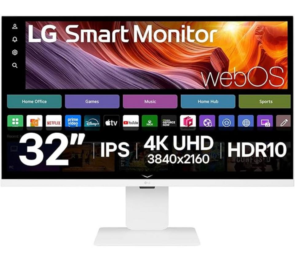 LG 32U850SA-W.AEK 4K Ultra HD 32" IPS Smart Monitor - White