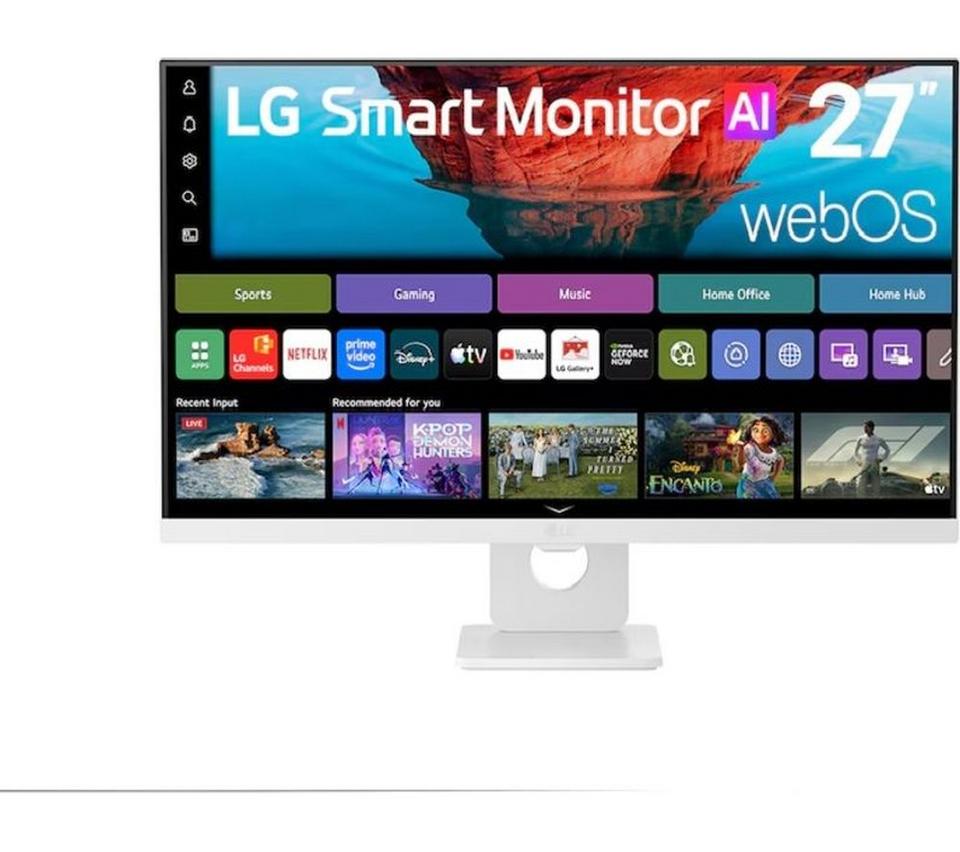 LG U7s 27U731SB-W Smart 4K Ultra HD 27" IPS Monitor - White