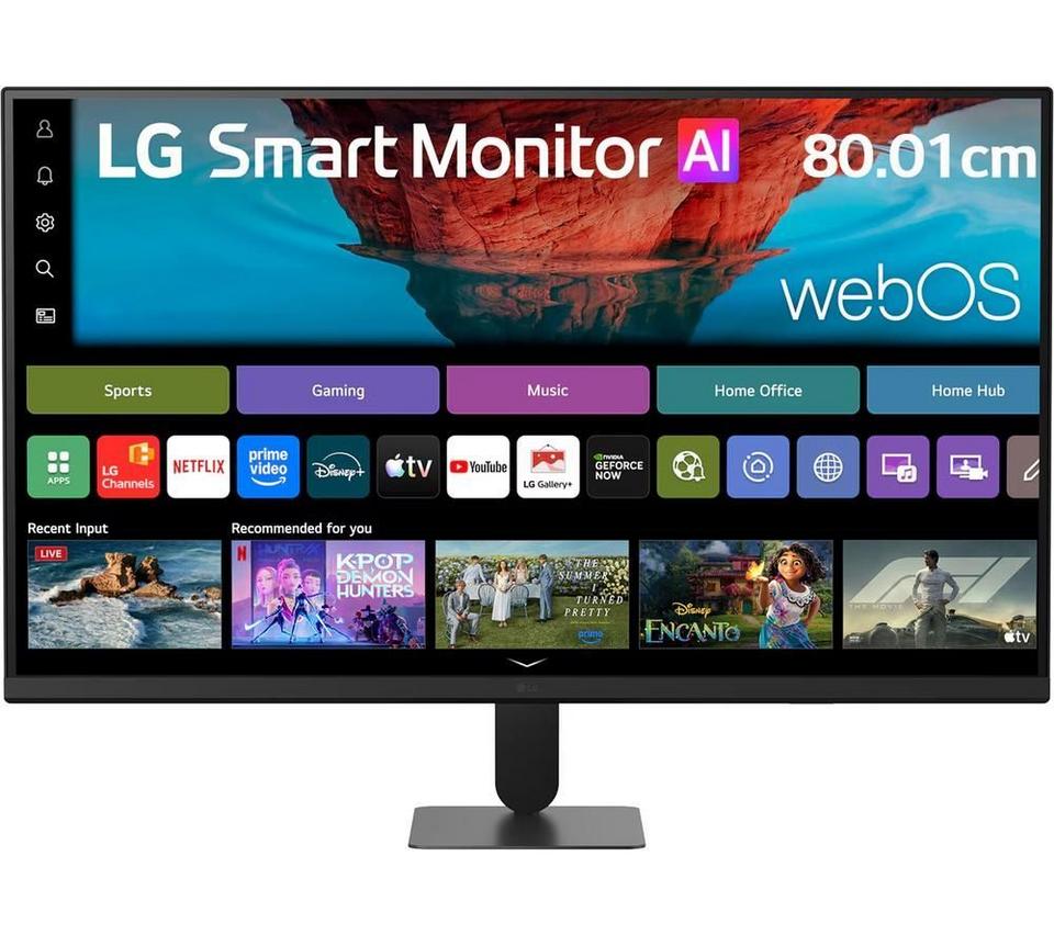 LG 32U701SB-B.AEK Smart 4K Ultra HD 32” VA LED Monitor -Black