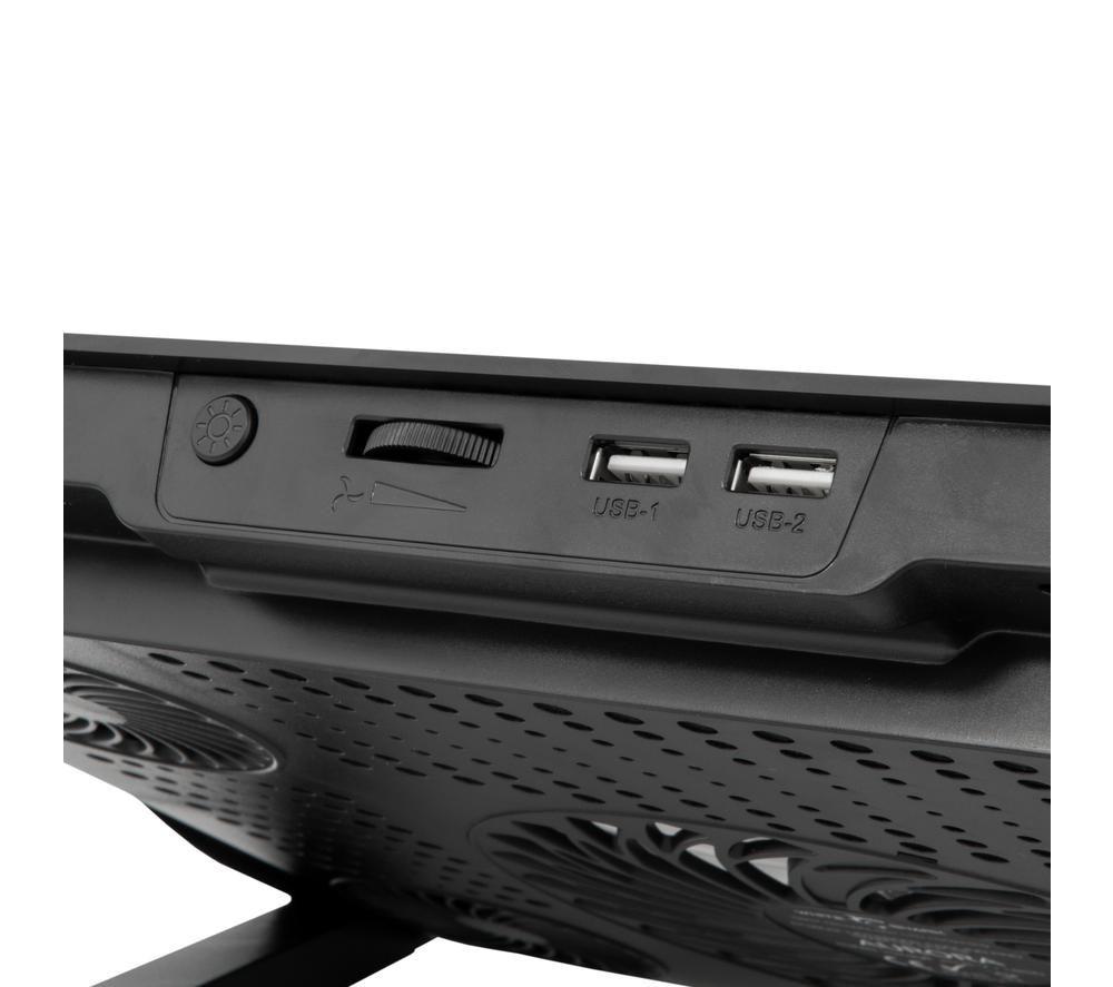 RAVEN FORGE GCP-13 AURORA Laptop Cooling Stand - Black image number 3 of 7