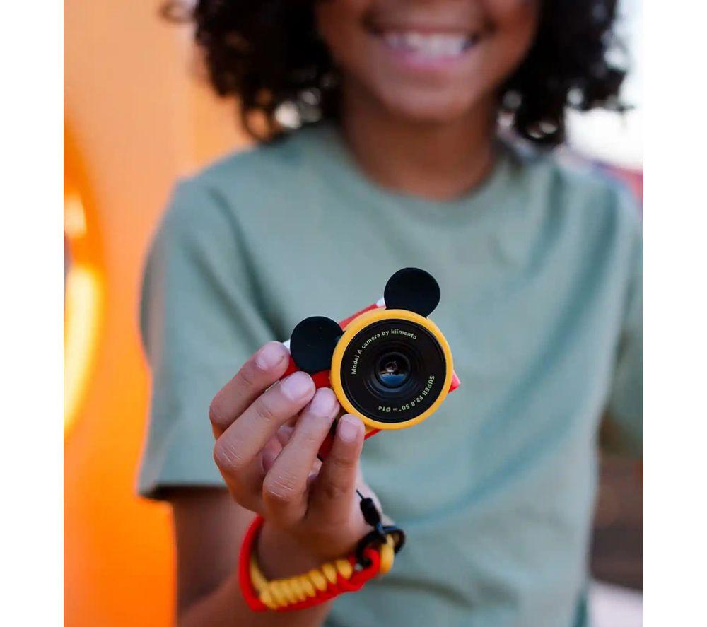 KIIMENTO Disney Mickey Mouse Mini Digital Camera - Red, Black & Yellow image number 5 of 10