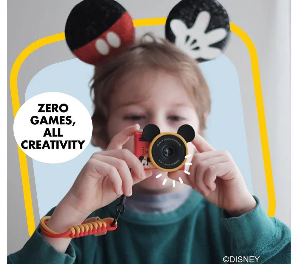 KIIMENTO Disney Mickey Mouse Mini Digital Camera - Red, Black & Yellow image number 6 of 10