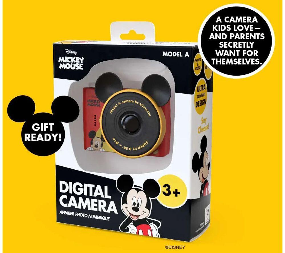 KIIMENTO Disney Mickey Mouse Mini Digital Camera - Red, Black & Yellow image number 8 of 10