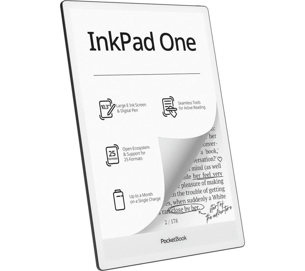 POCKETBOOK InkPad One eReader - 32 GB, Matte black image number 4 of 5