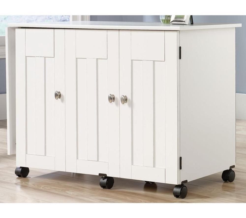 TEKNIK 5414873 Sewing & Craft Cart - White image number 2 of 5