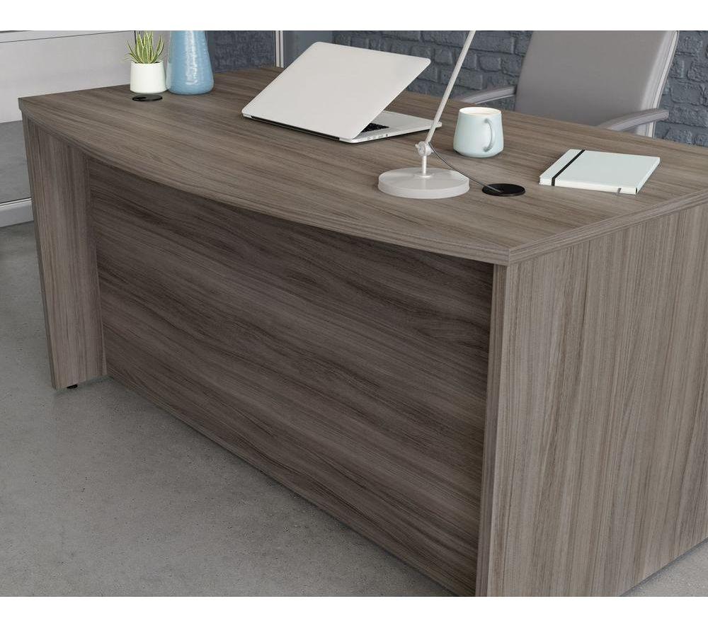 TEKNIK 5427428 Affiliate Bow Front Desk - Elm Effect image number 3 of 5