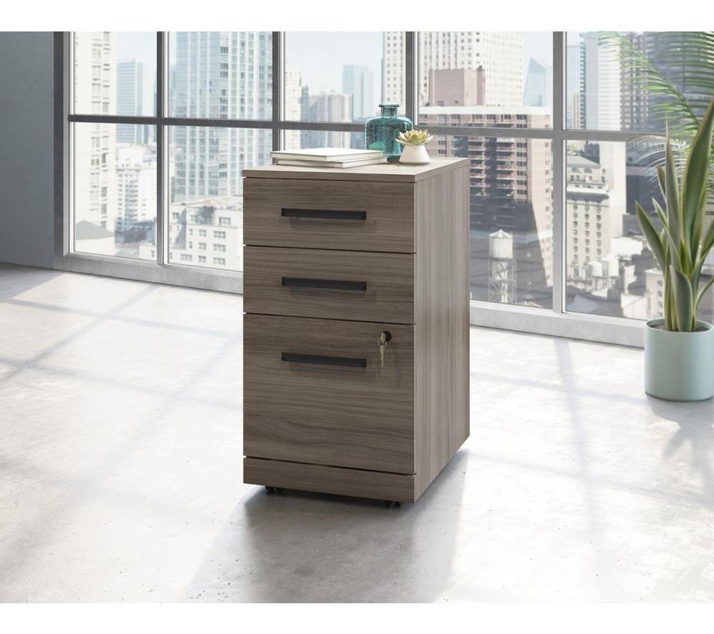 TEKNIK Affiliate Mobile Pedestal Storage Unit - Hudson Elm image number 2 of 6