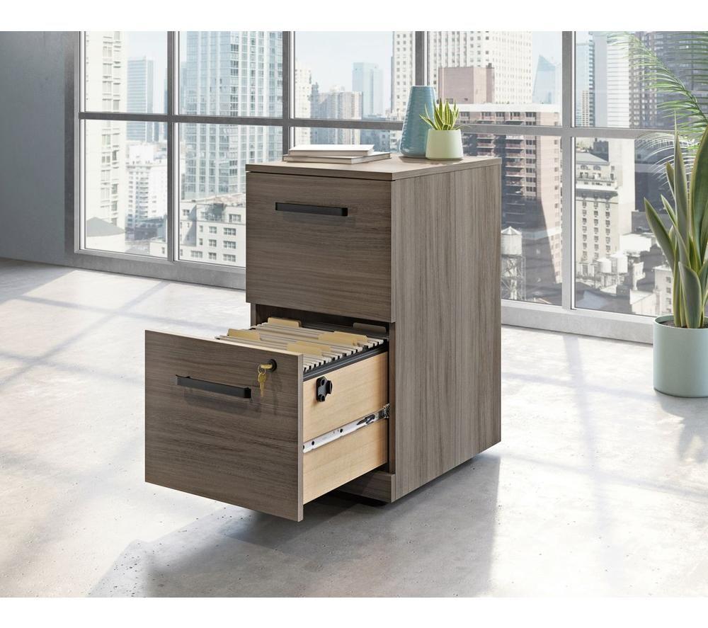 TEKNIK Affiliate Mobile Pedestal Storage Unit - Hudson Elm image number 6 of 6