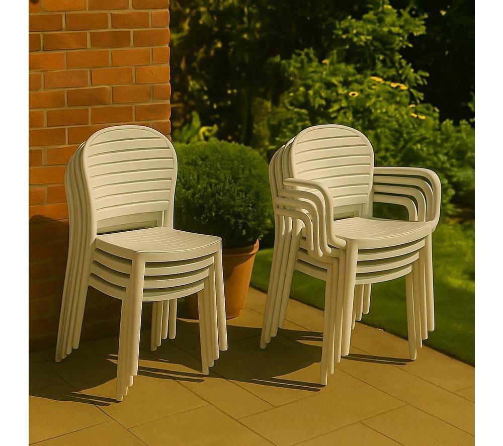TEKNIK Skandi 8600 Caf&eacute; Armchair Set - White image number 2 of 9