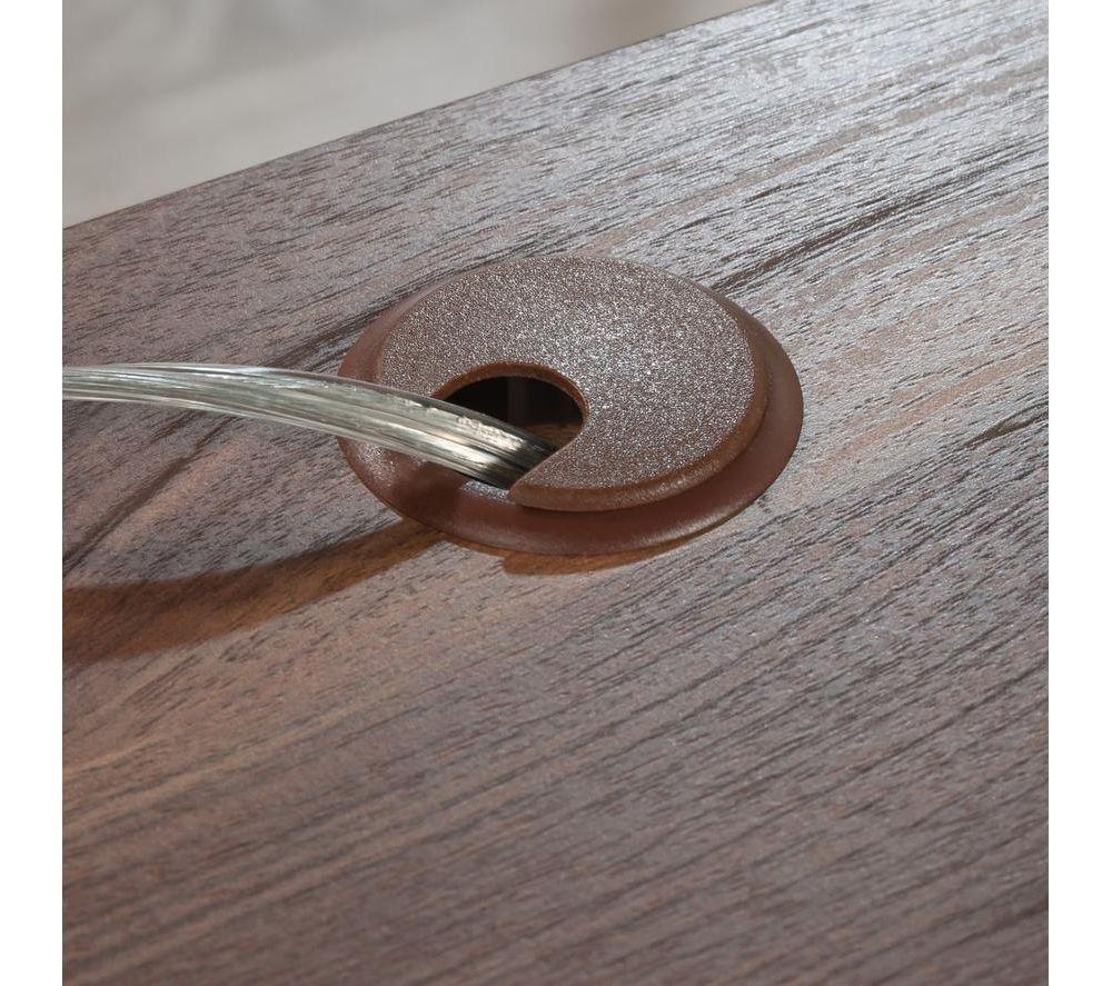 TEKNIK 5433812 Willow L-Shaped Desk - Walnut image number 4 of 10