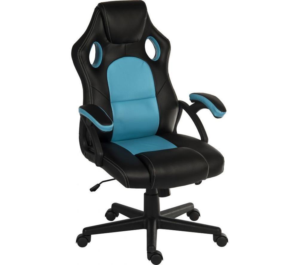 TEKNIK Kyoto Gaming Chair - Blue & Black image number 5 of 6
