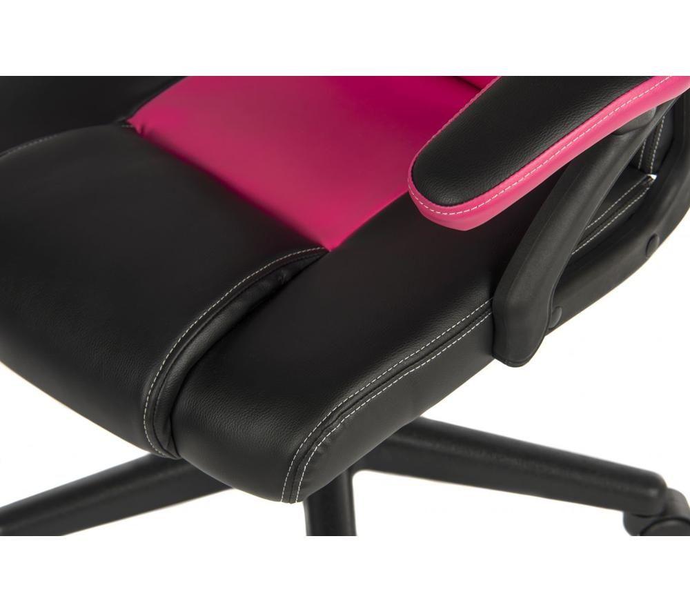 TEKNIK Kyoto Gaming Chair - Pink & Black image number 3 of 5