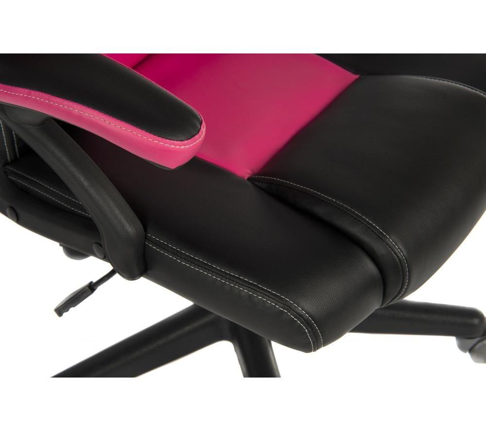 TEKNIK Kyoto Gaming Chair - Pink & Black image number 4 of 5