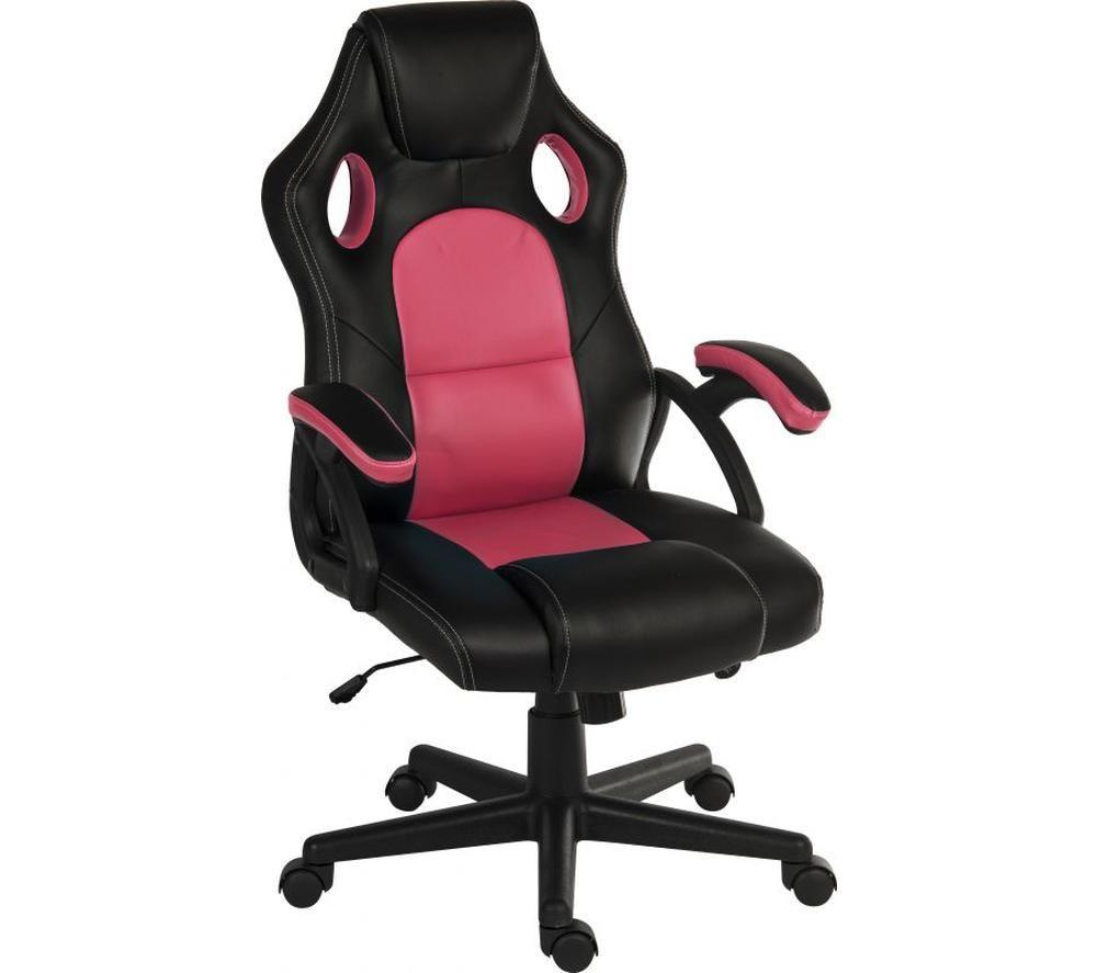 TEKNIK Kyoto Gaming Chair - Pink & Black image number 5 of 5