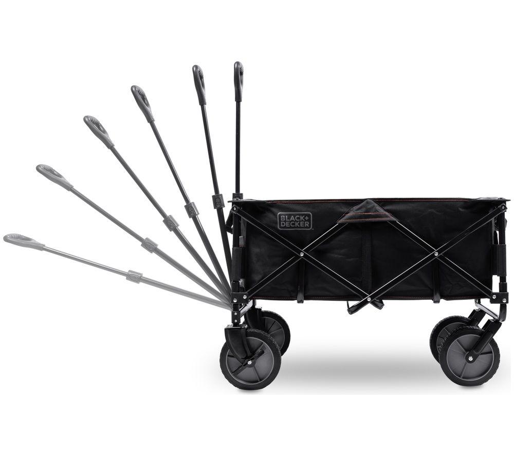 BLACK + DECKER BDCWBK01-XJ Collapsible Wagon - Black image number 4 of 8