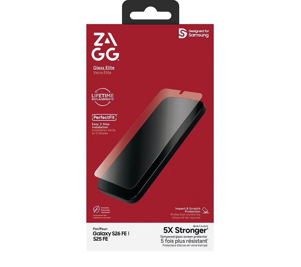 ZAGG InvisibleShield Glass Elite Samsung S26 FE Screen Protector - Clear image number 2 of 3