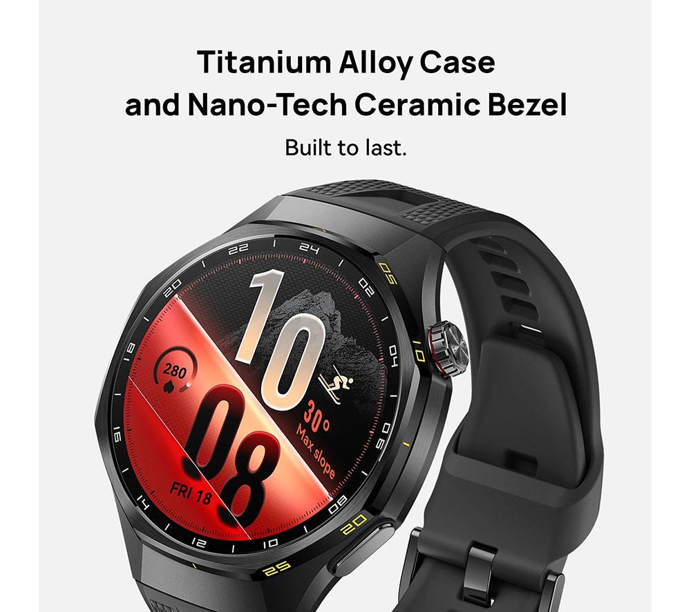 HUAWEI Watch GT 7 Pro - Black with Fluoroelastomer Strap, 46 mm image number 2 of 13