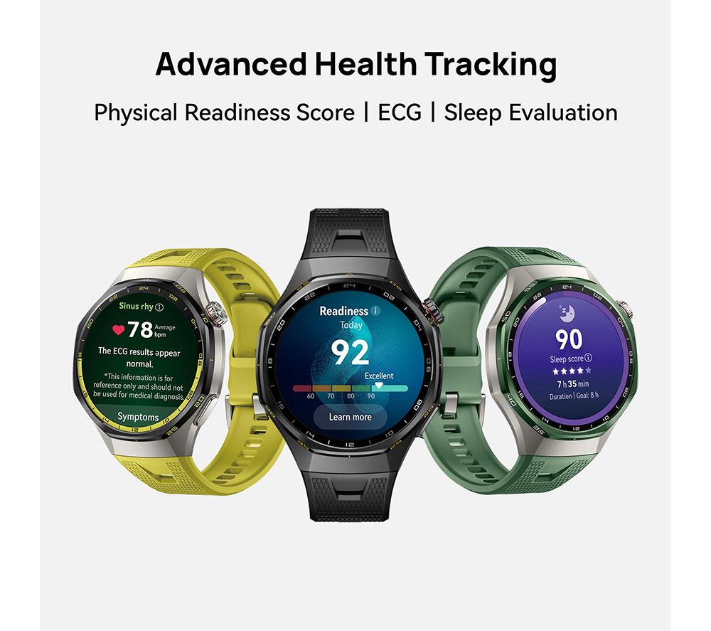 HUAWEI Watch GT 7 Pro - Black with Fluoroelastomer Strap, 46 mm image number 5 of 13