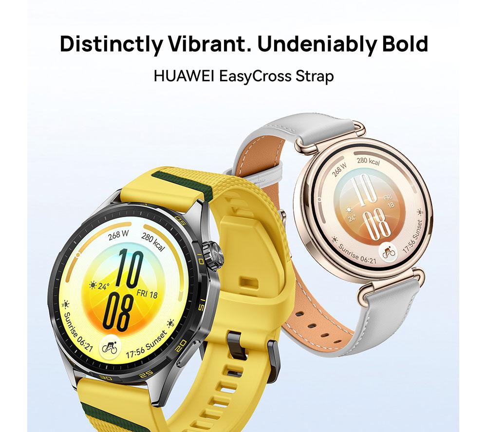 HUAWEI Watch GT 7 - Gold with Grey Composite Leather Strap, 41 mm image number 7 of 12