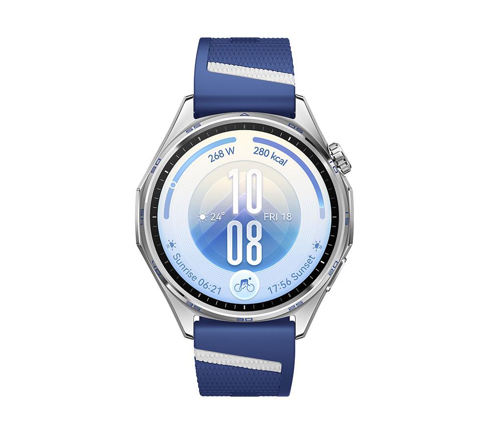 HUAWEI Watch GT 7 - Silver with Blue Fluoroelastomer Strap, 46 mm image number 2 of 12