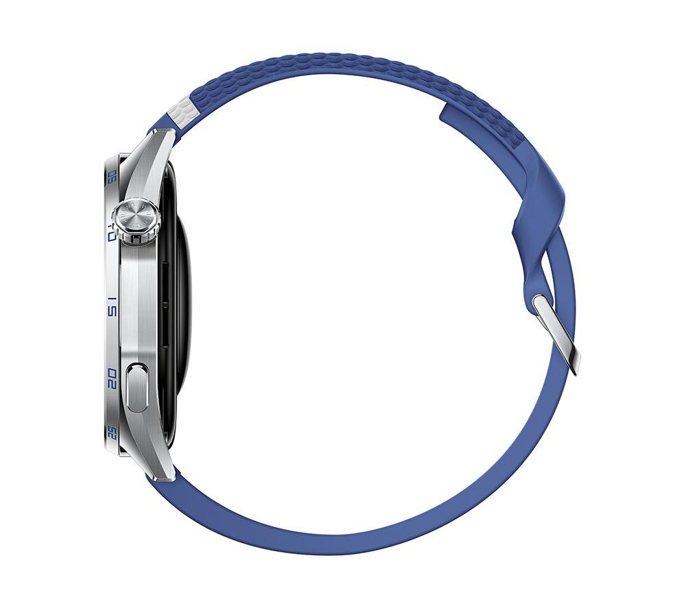 HUAWEI Watch GT 7 - Silver with Blue Fluoroelastomer Strap, 46 mm image number 4 of 12