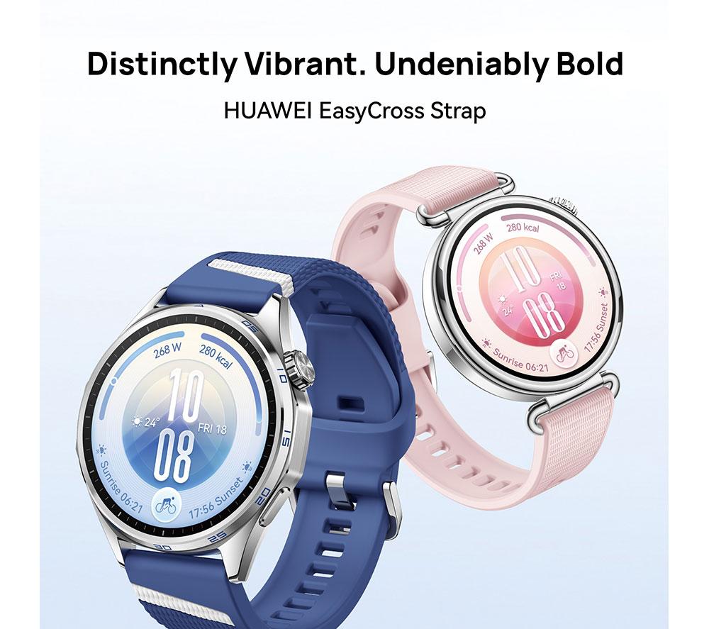 HUAWEI Watch GT 7 - Silver with Blue Fluoroelastomer Strap, 46 mm image number 7 of 12