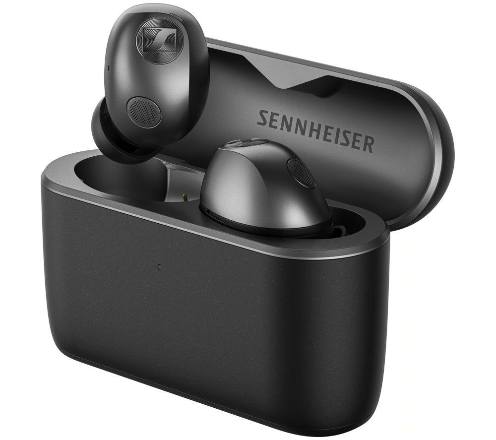 SENNHEISER Momentum True Wireless 5 Noise-Cancelling Sports Earbuds - Graphite image number 3 of 4