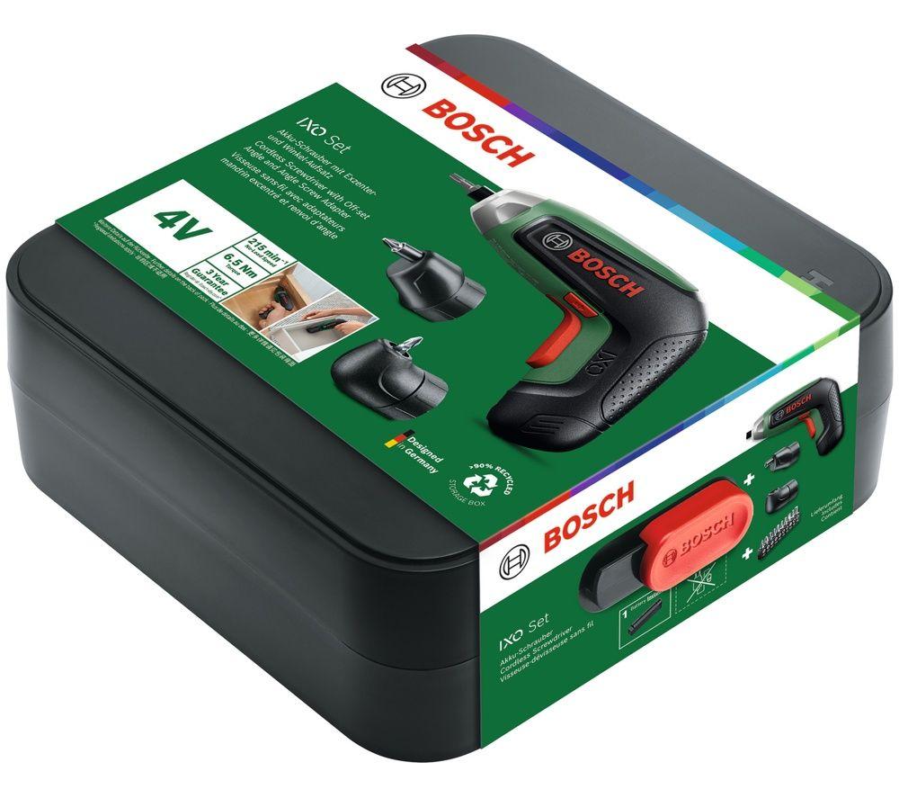 BOSCH IXO 8 Cordless Screwdriver Set - Green & Black image number 9 of 10