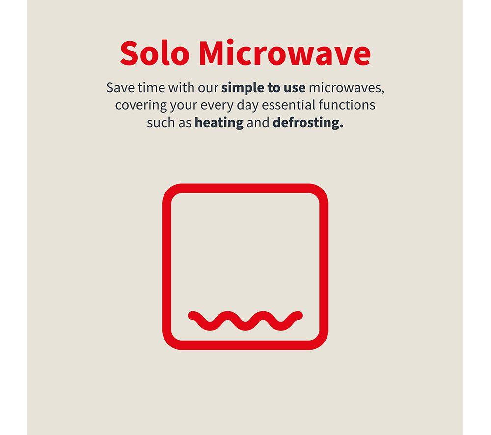 SHARP R200INW-UK Compact Solo Microwave - Silver image number 4 of 10