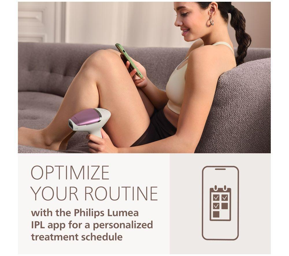 PHILIPS Lumea 8000 Series BRI874/02 IPL Hair Removal Device - White image number 5 of 5