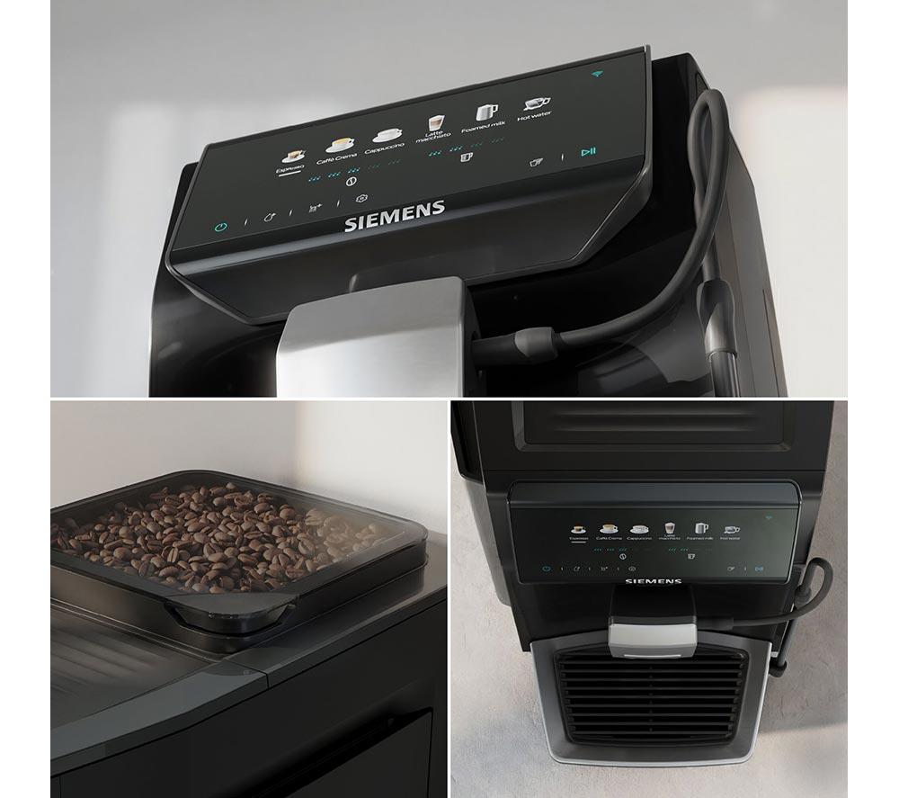 SIEMENS (SIE) TP551G07 EQ500 iAroma Smart Bean to Cup Coffee Machine - Piano Black image number 11 of 11