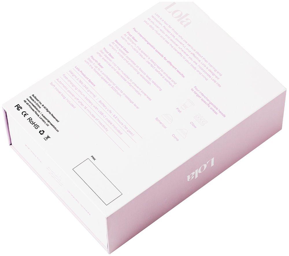 LOLA LOLA-2-BABY-PNK Unwind Air Handheld Body Massager - Pink image number 5 of 8