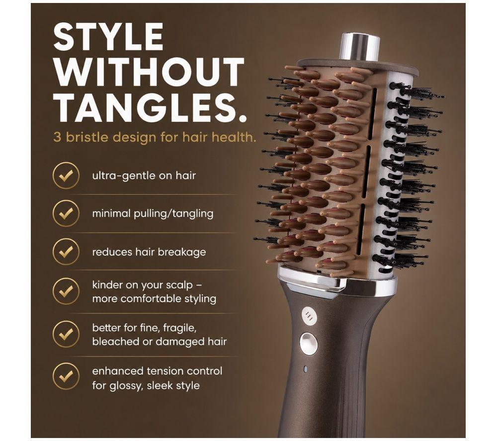 SENSSE SNSETAS01 Tangleless Air Hairstyler - Chocolate Brown image number 4 of 8