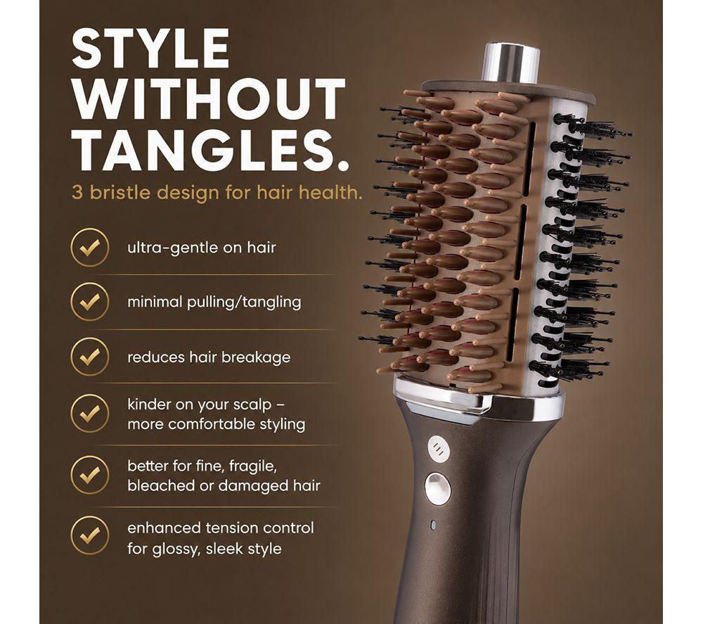 SENSSE SNSETAS01 Tangleless Air Hairstyler - Chocolate Brown image number 7 of 8
