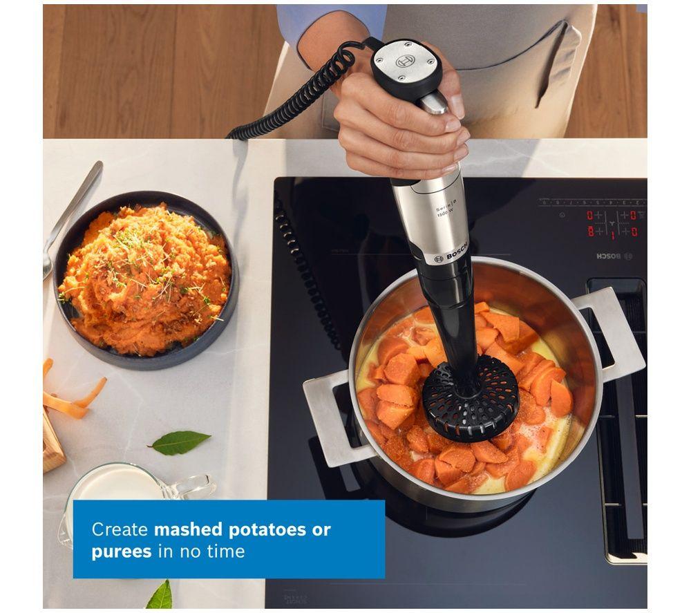 BOSCH Series 8 3-in-1 Ergomaster MSM8M936GB Hand Blender - Silver image number 5 of 6