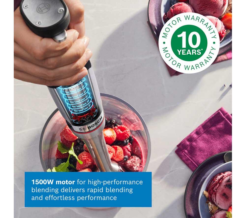 BOSCH (BOS) Series 8 3-in-1 Ergomaster MSM8M936GB Hand Blender - Silver image number 14 of 14
