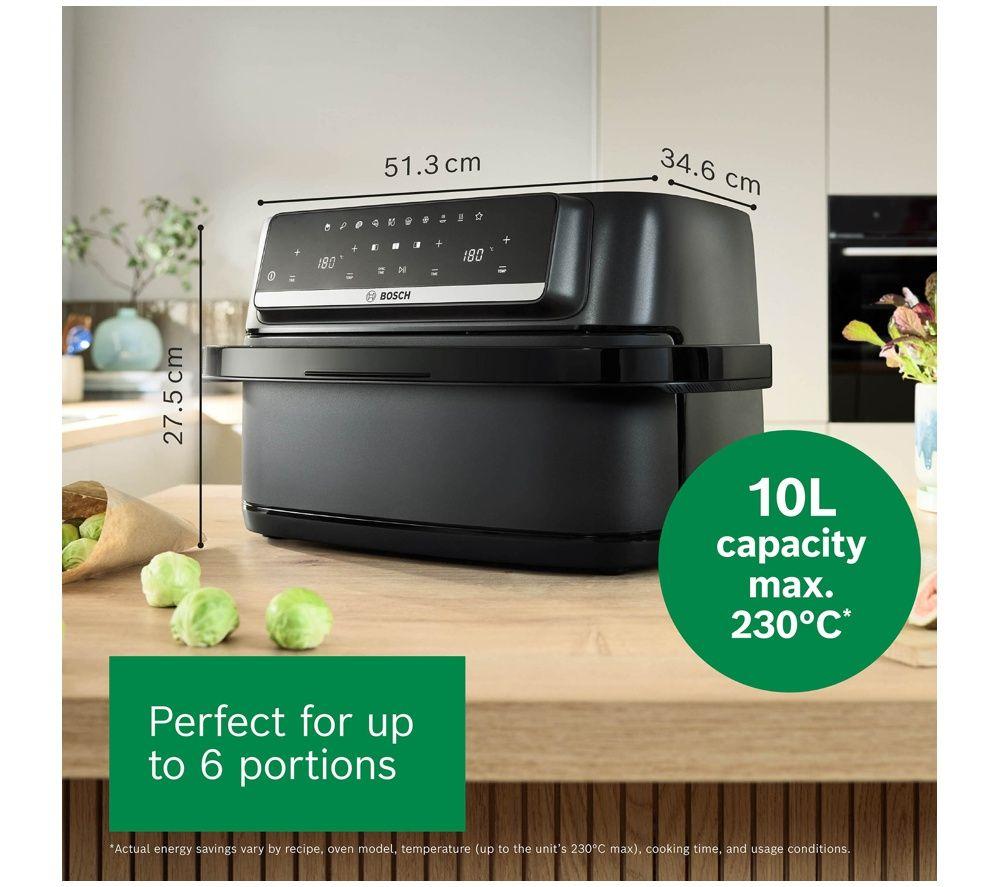 BOSCH Series 4 Double Flex Drawer MAFD490B1G Air Fryer - Black image number 2 of 7