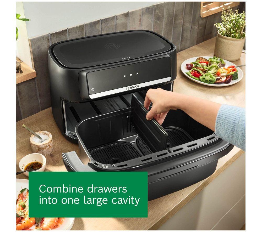 BOSCH Series 4 Double Flex Drawer MAFD490B1G Air Fryer - Black image number 3 of 7