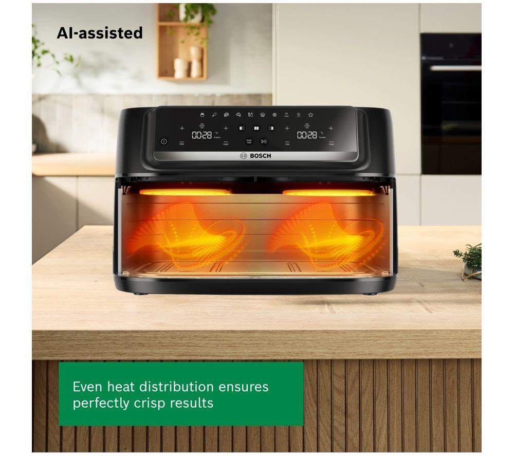 BOSCH Series 4 Double Flex Drawer MAFD490B1G Air Fryer - Black image number 6 of 7
